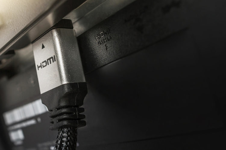 HDMI-Kabel zum Anschließen des Fernsehers