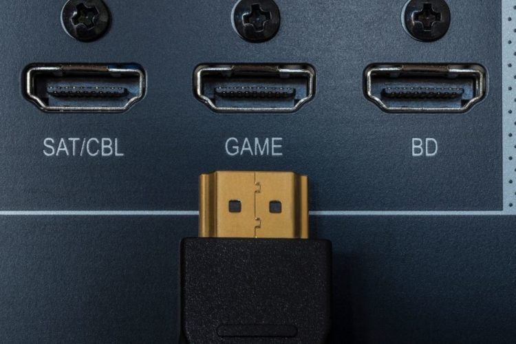 HDMI ports and HDMI cable