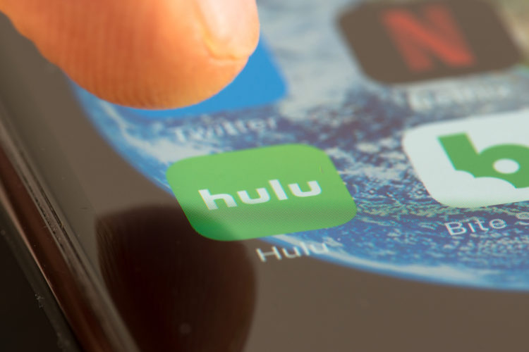 Hulu app on smartphone