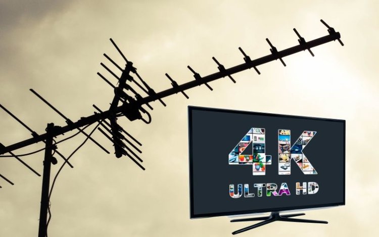 TV antenna and 4K content TV