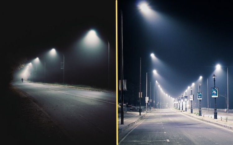 Dark road vs Bright road