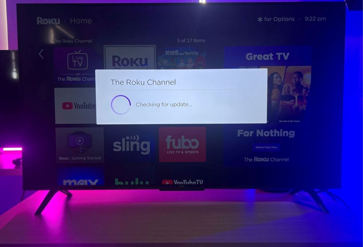 The Roku channel is being updated