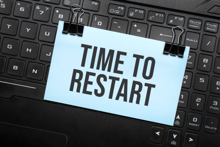 Time to restart on computer