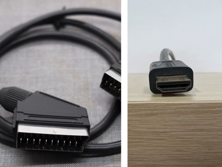 Scart in hdmi online out