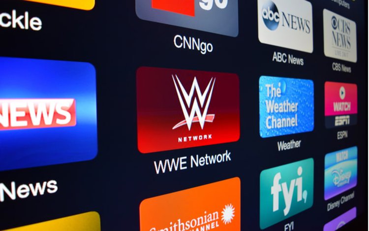 WWE network icon display on apple TV