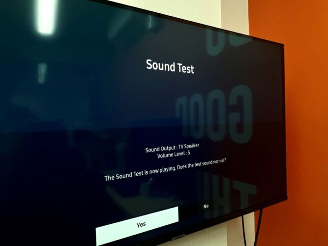 audio troubleshooting on a samsung tv