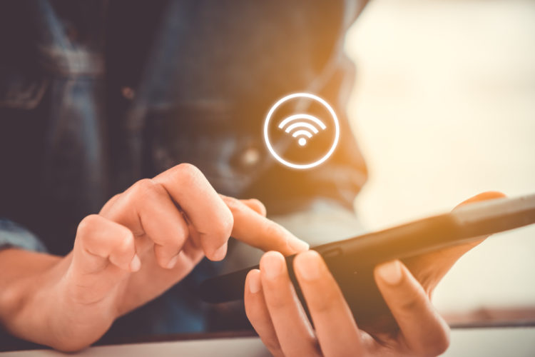 Connecting wifi with smartphones