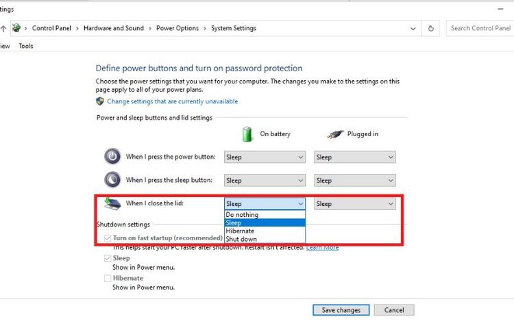 Fixing laptops with “Do Nothing” when closing the lid
