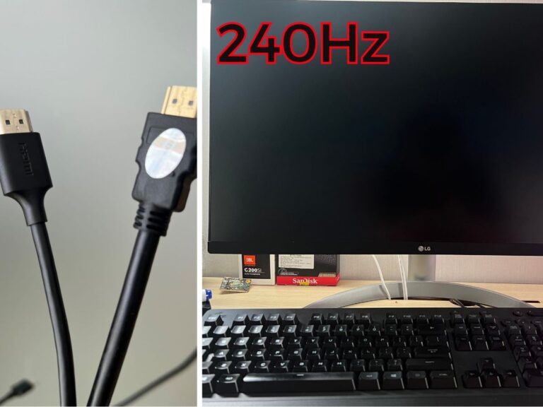 Does HDMI cables Support 240Hz Refresh Rate?