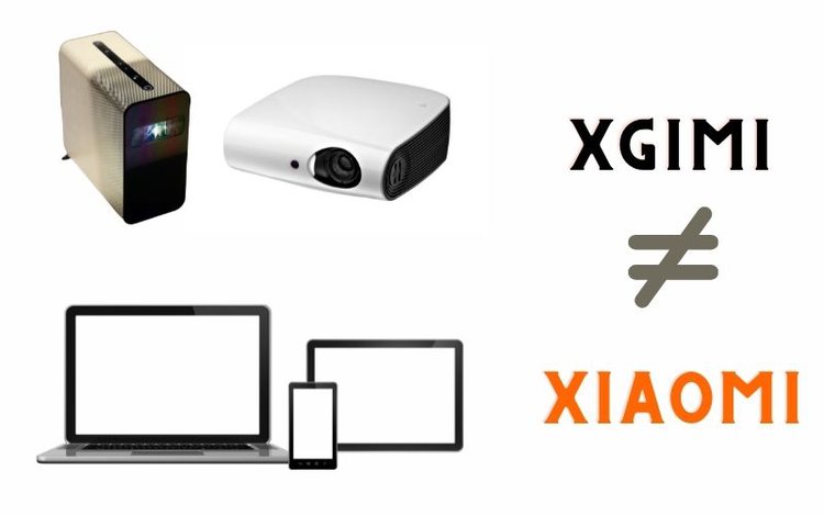 Xgimi products vs Xiaomi products