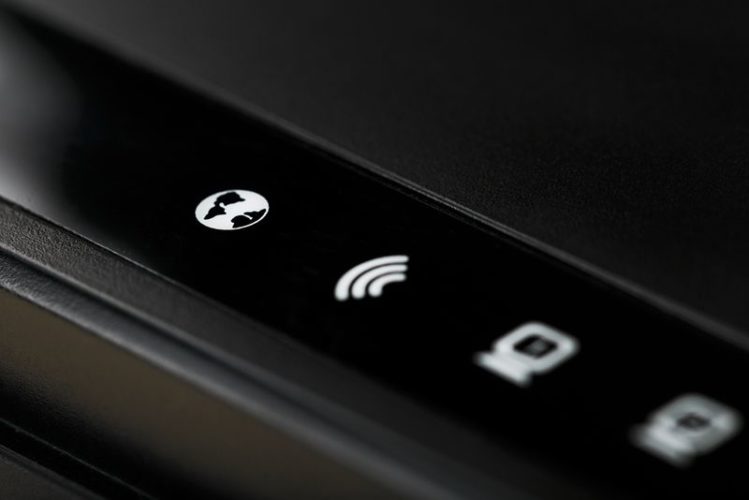 wifi router icons in close-up view