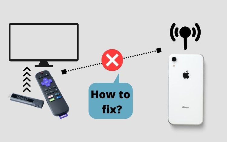 Errors in connecting Roku to iPhone hotspot