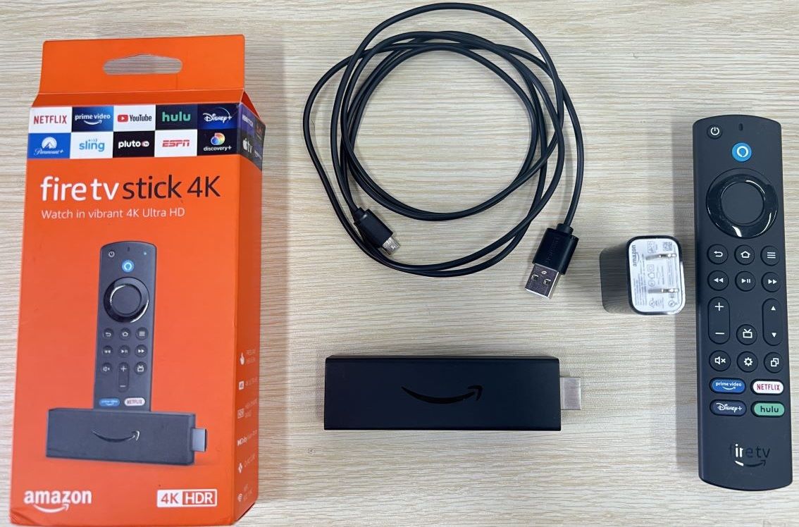 Inside the box of the Fire TV Stick