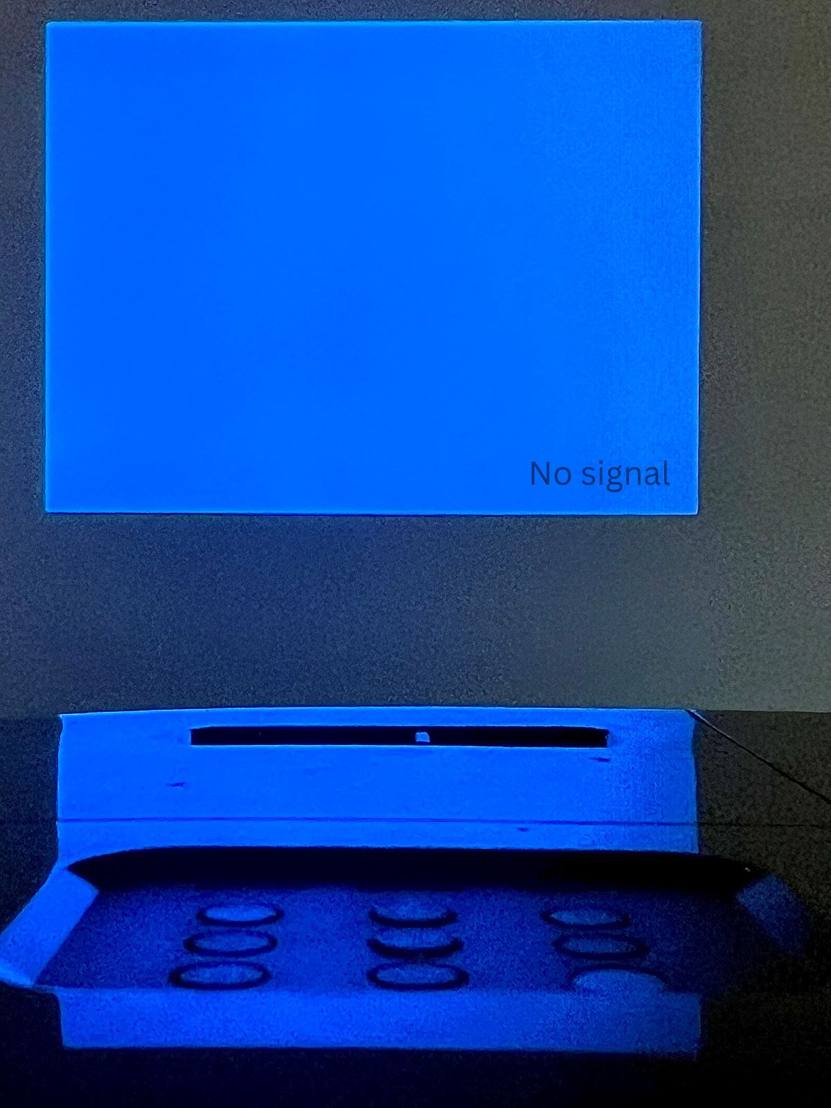 Optoma projector showing no signal message