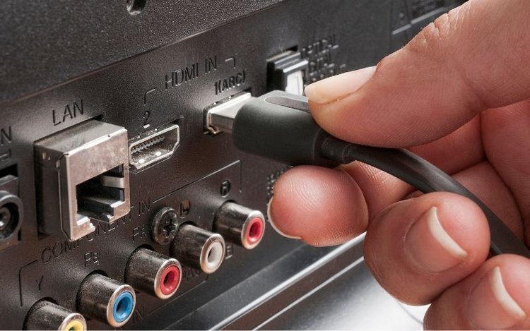 Plug an HDMI cable into an HDMI Arc port on TV