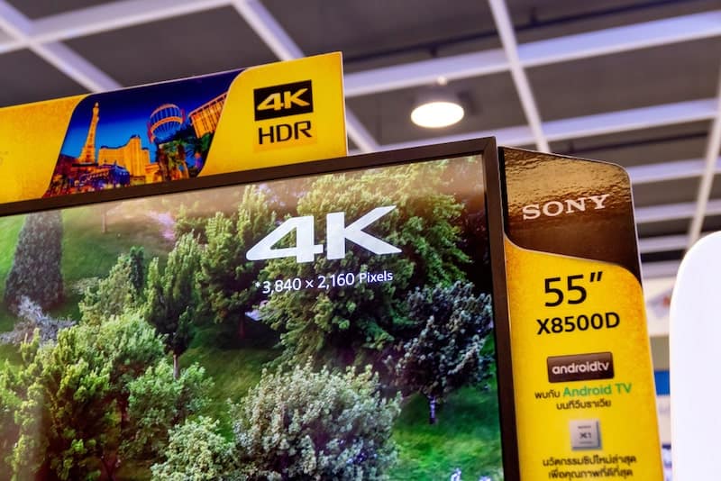a 4K HDR TV from Sony