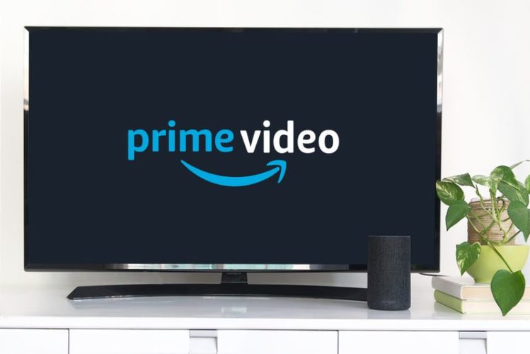 a logo of Amazon Prime Video on smart TV