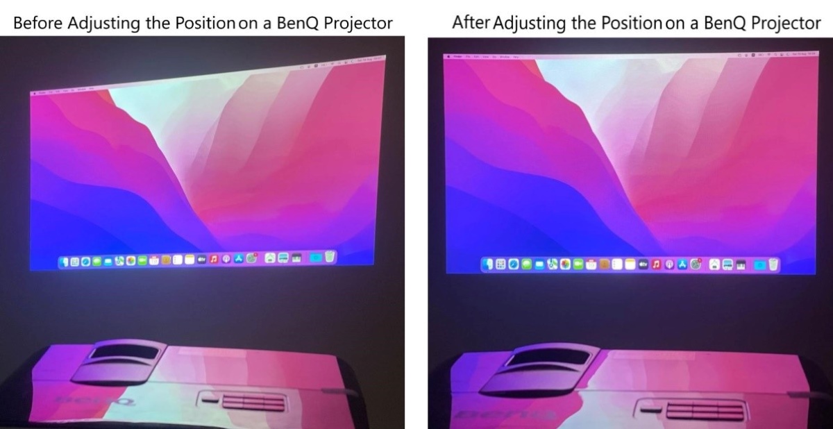 How to Adjust Position on a BenQ Projector?