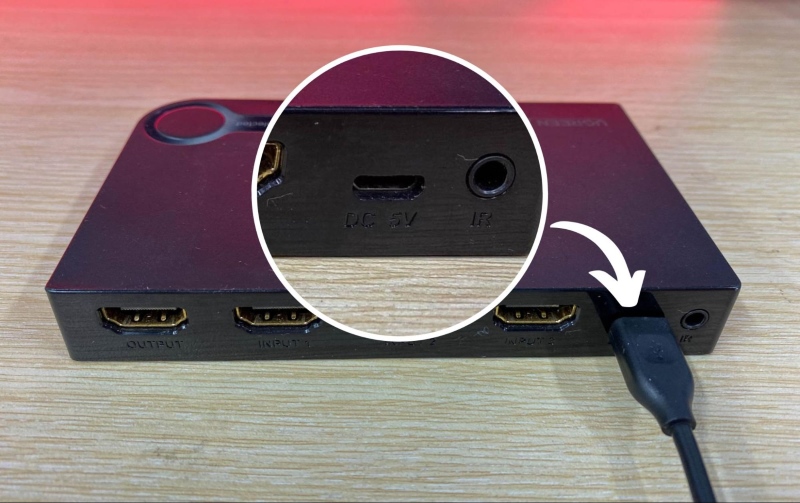 powering the HDMI switch