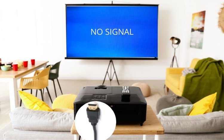 viewsonic projector not detecting hdmi