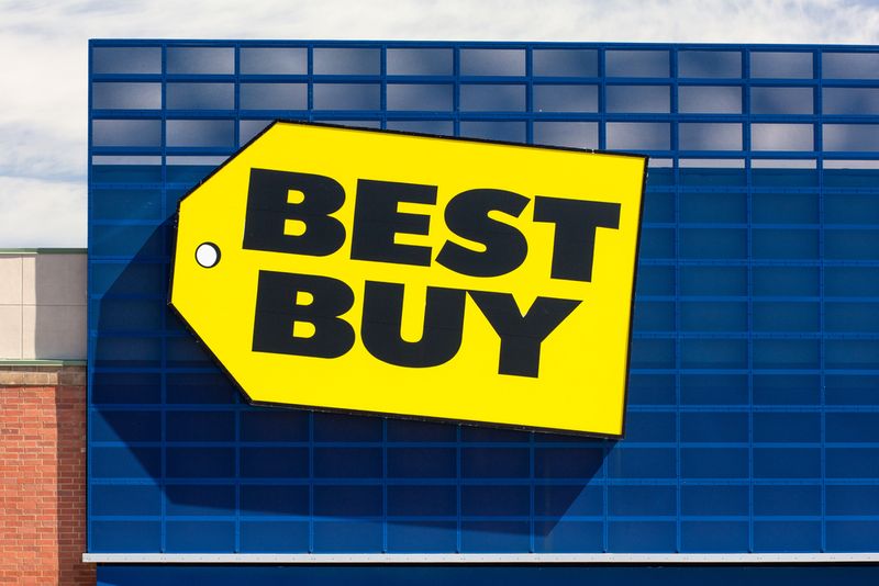 BestBuy store with logo BestBuy