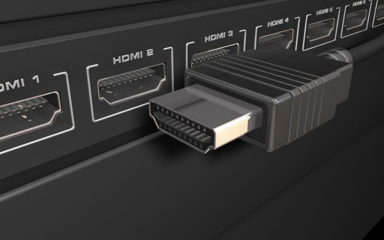 HDMI ports and HDMI cable