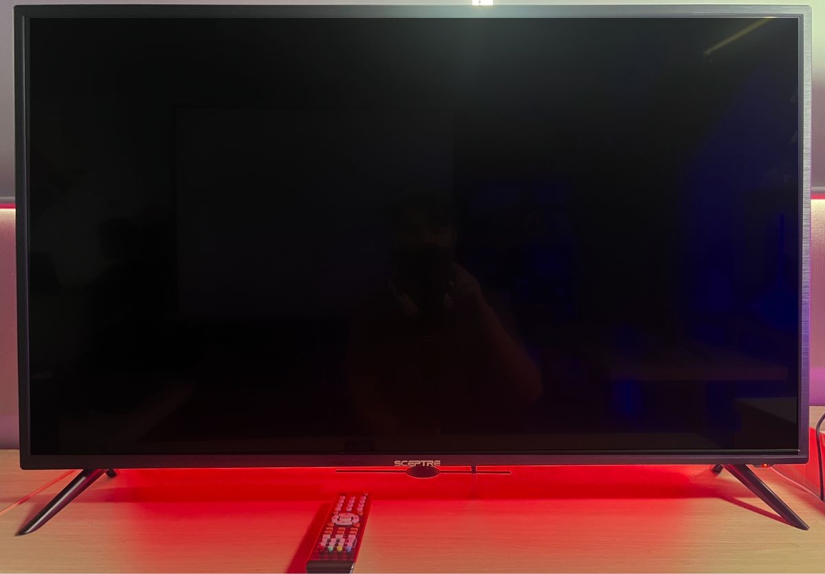 Sceptre TV won't turn on with a red backlight