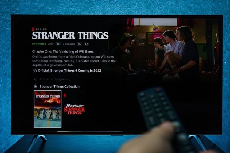 Stranger Things television show on Netflix