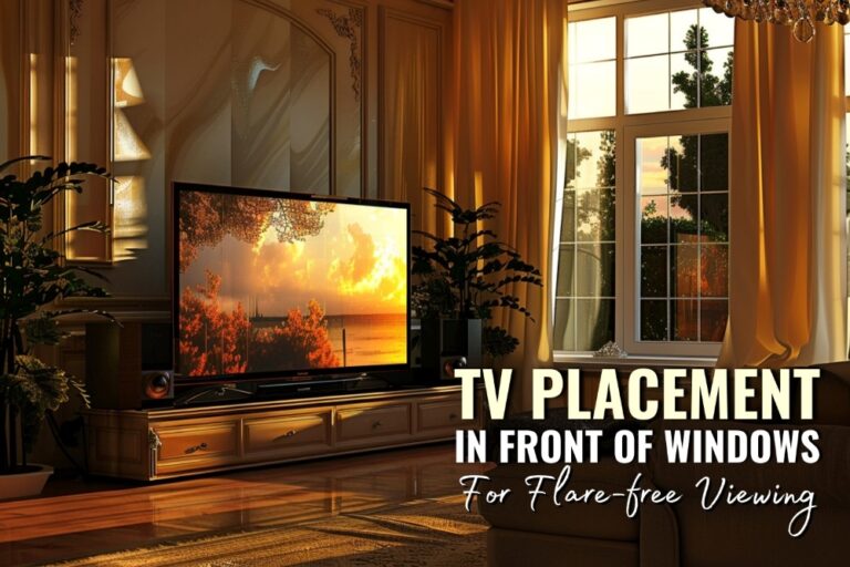 TV in Front of Window Ideas: Set-up Hacks for Glare-Free Viewing