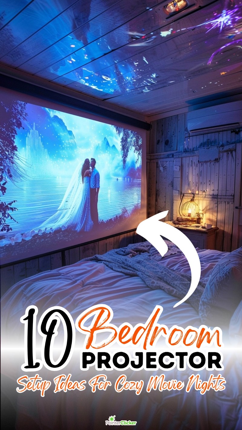 10 bedroom projector setup ideas for cozy movie nights