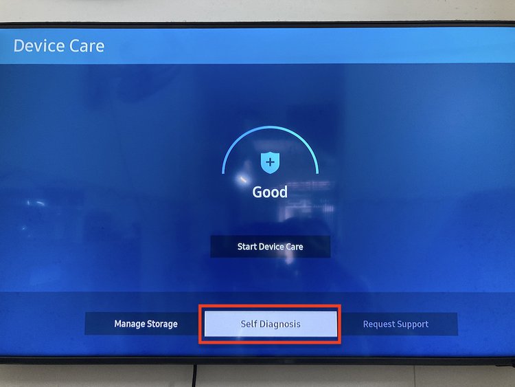 Device Care Self Diagnosis