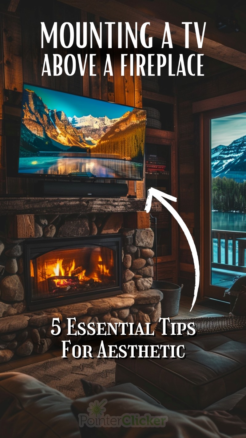 Mounting a tv above a fireplace 5 essential tips for aesthetic (1)