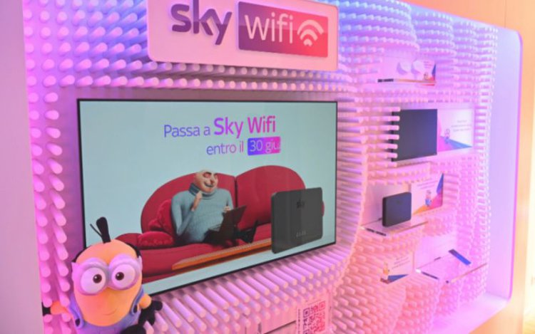 a Sky Store that promotes for SkyTV