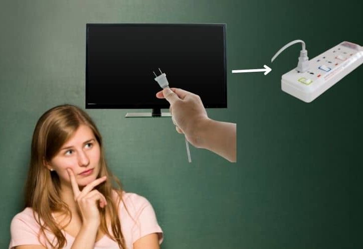 Can a New Modern TV Be Plugged Into a Power Strip?