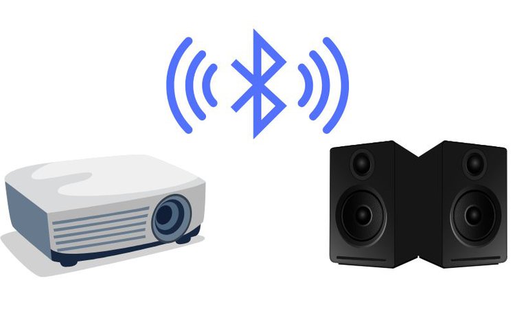both projector and speakers have bluetooth