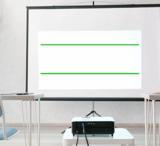 Black/Green Horizontal Lines on Projector Screen Causes and Solutions