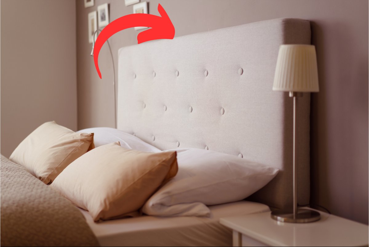image of a bed headboard