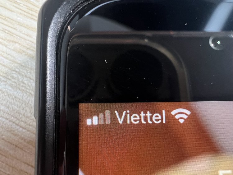 signal strength of Viettel provider