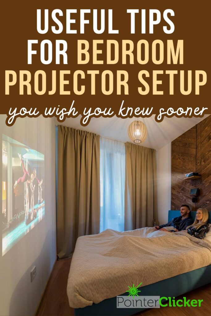 useful tips for bedroom projector DIY setup | bedroom entertainment center ideas