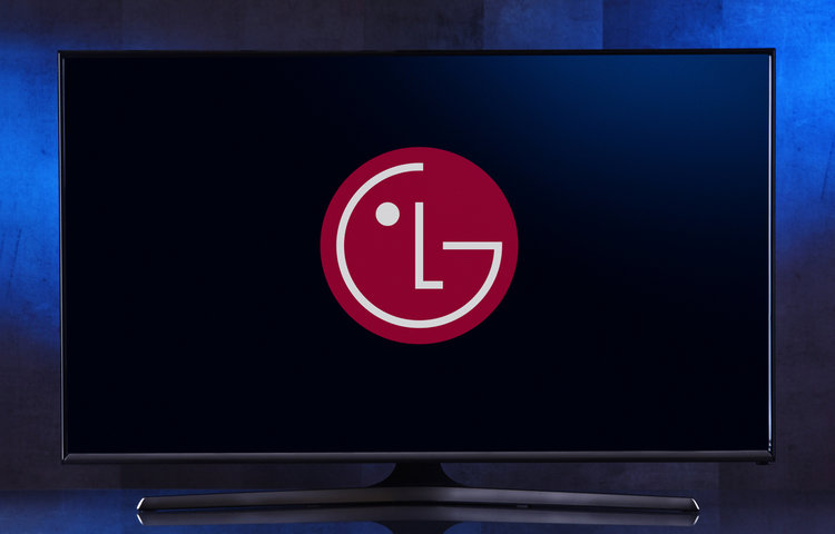 LG TV in the living room