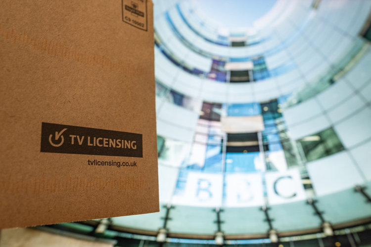 TV license and BBC headquater