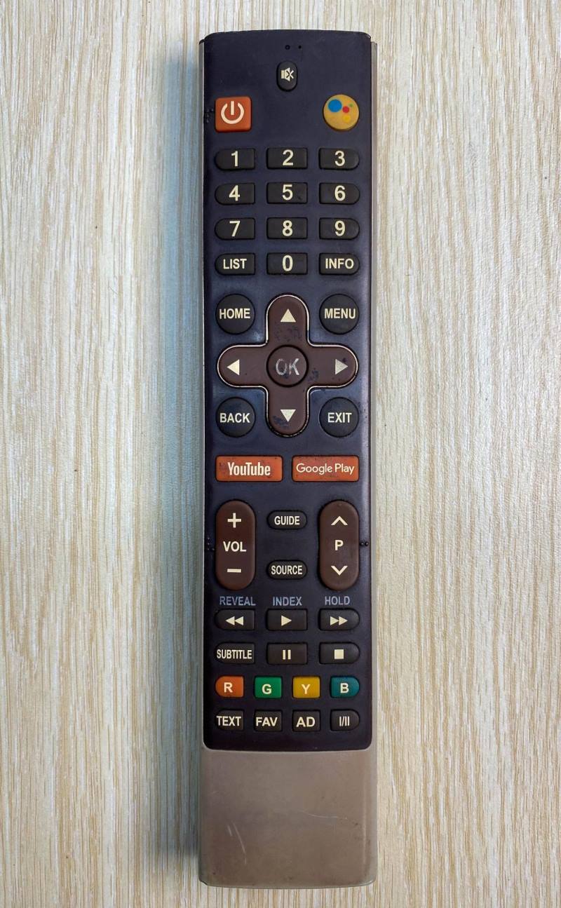 a Coocaa Android TV remote control