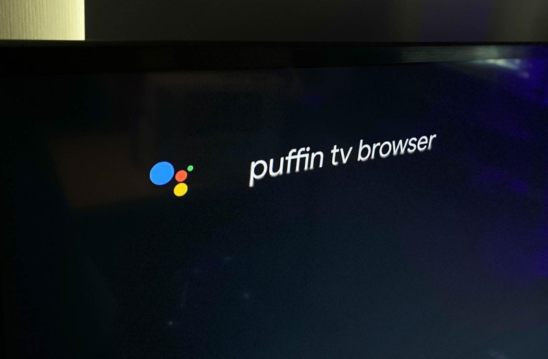 search the Puffin TV browser app in the Google TV app store