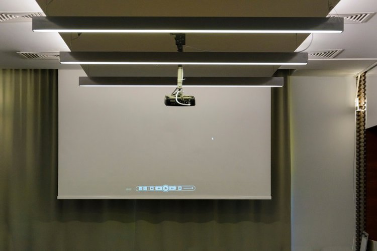 to mount a short throw projector on the ceiling