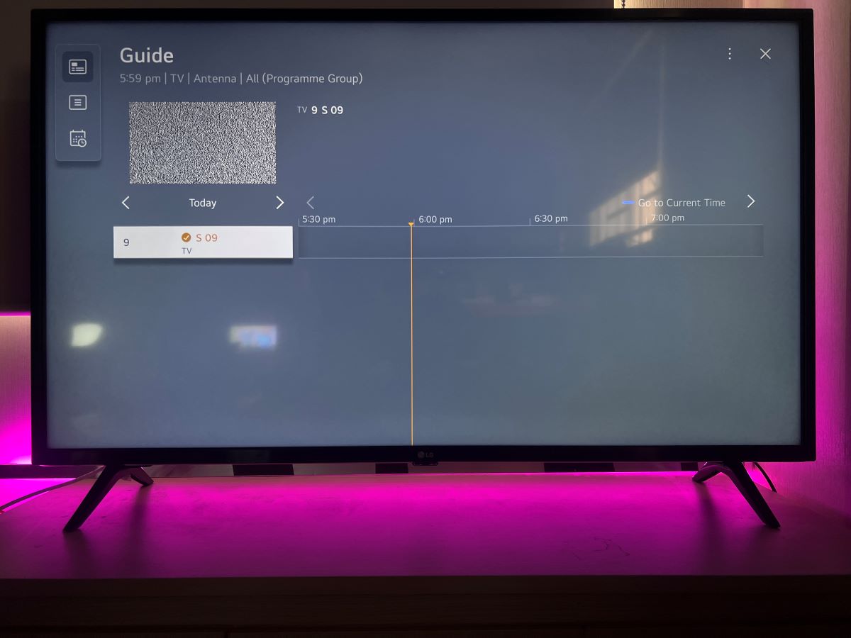 LG TV with no DTV signal from the antenna