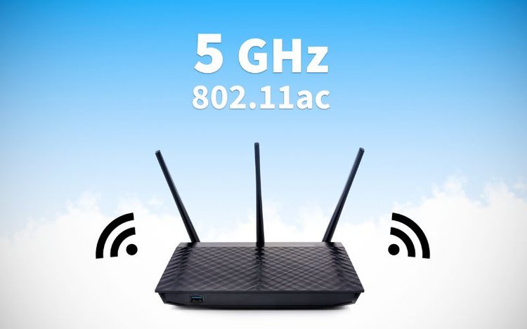 a 5GHz wi-fi router with 802.11ac high speed standard