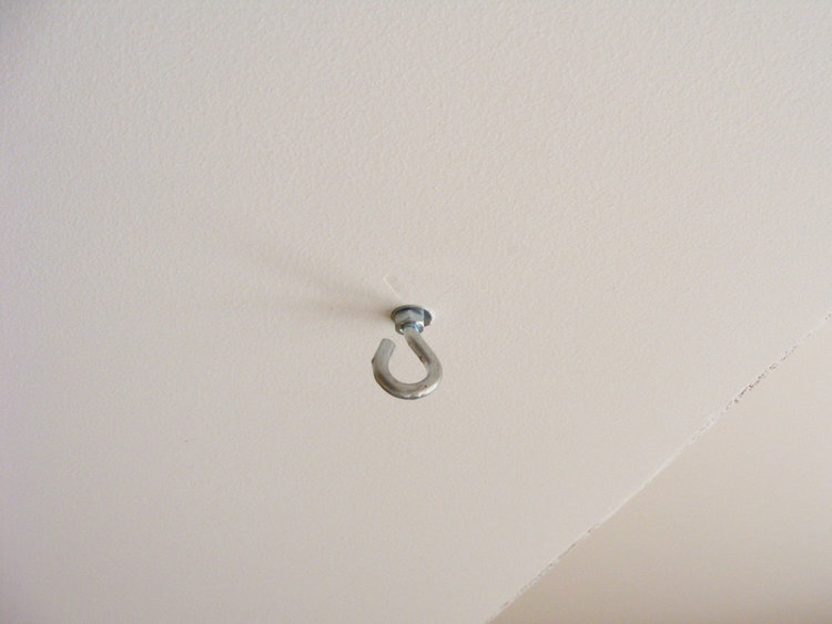 A hook on ceiling