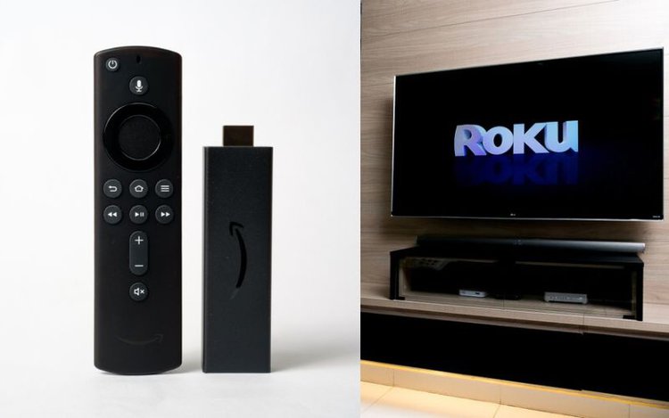 Amazon Fire Stick and Roku TV