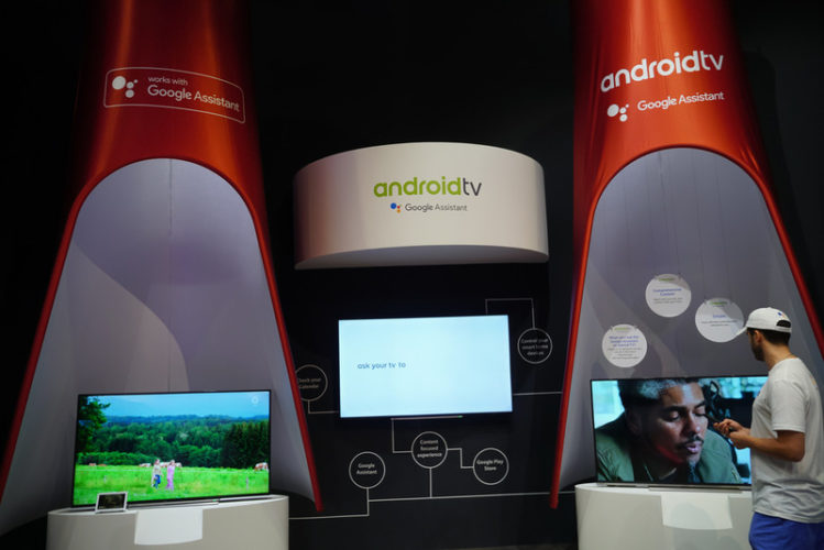 Android TV exhibition stand