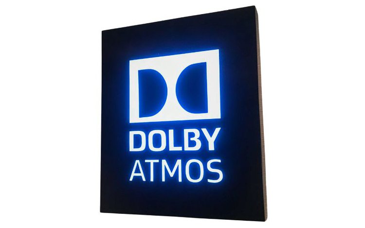 Led Backlit Dolby Atmos Logo Sign